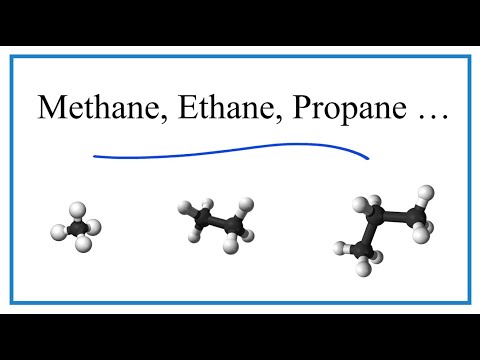 Methane, Ethane, Propane, Butane, Pentane ...