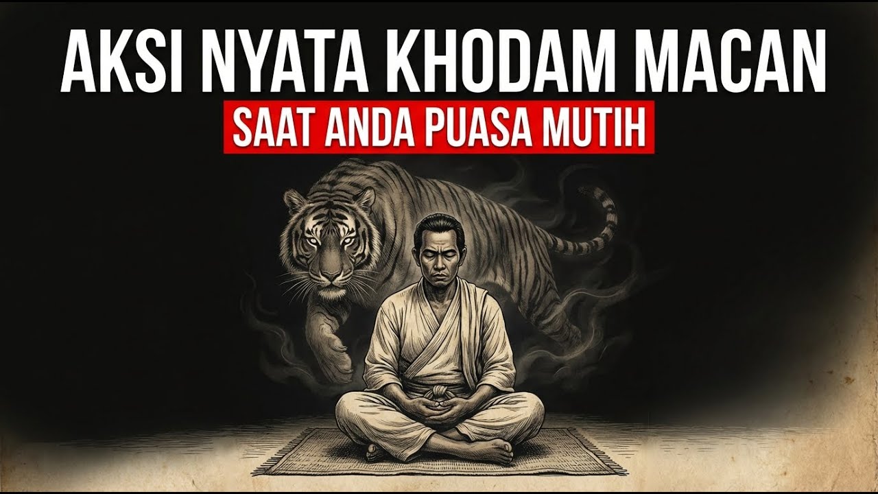 Apa yang Dilakukan Khodam Macan Saat Tuannya Sedang Berpuasa Mutih?