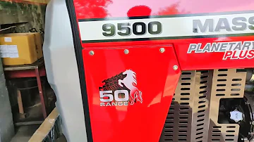 Kolik koní má traktor Massey Ferguson 9500?