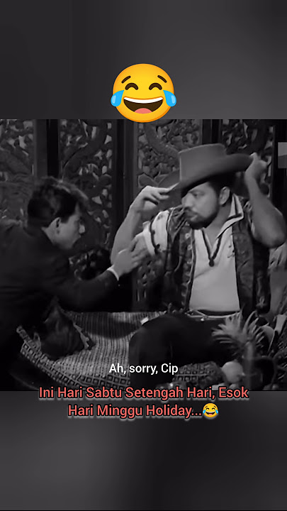 P.ramlee, Ali baba bujang lapok 'Ini hari sabtu setengah hari, esok hari minggu Holiday'🤣 #lawak