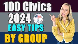 2024 U.S. Citizenship Official USCIS 100 Civics Questions 2008 version BY GROUP