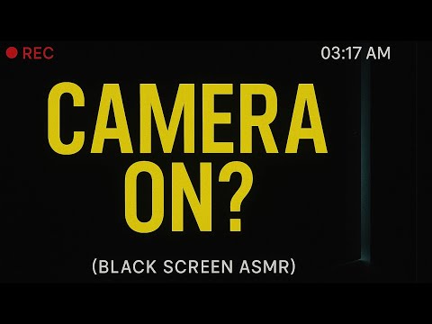 I Fell Asleep With the Camera On — What Did It Capture? ( Black Screen ASMR ) No Talking for Sleep