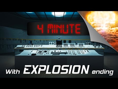 4 min Exploding Missile Digital Countdown Timer