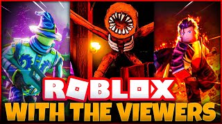 🔴(LIVE) ROBLOX VARIETY GAMES WITH VIEWERS🔴