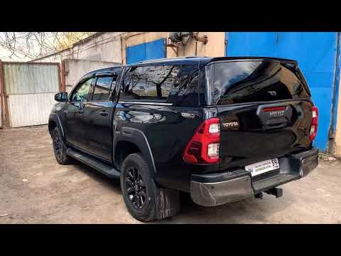 Кунг Sammitr TL1 218 Black Onyx Toyota Hilux’2021 и механизм плавного открывания заднего борта! Perm