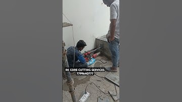 core cutting for concrete wall#cuttingskills#construction#coreconcepts#concretewall#corecuttingworks