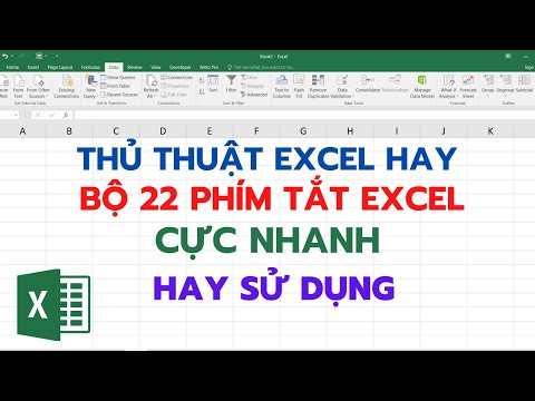 Bộ 22 phím tắt trong Excel siêu nhanh | Thủ thuật Excel