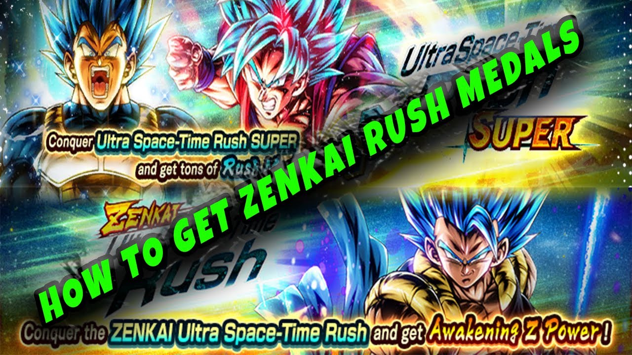 DRAGON BALL LEGENDS - HOW TO GET ZENKAI RUSH MEDALS ?! #dbl #dblegends #dragonballlegends