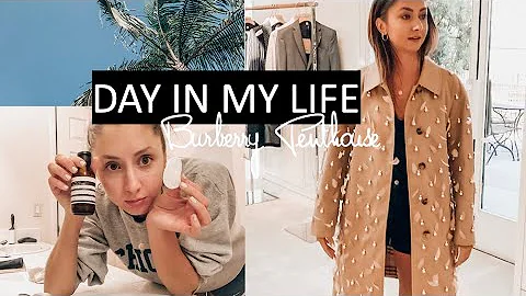 VLOG: $13,000 COAT @ Burberry, Skincare Routine