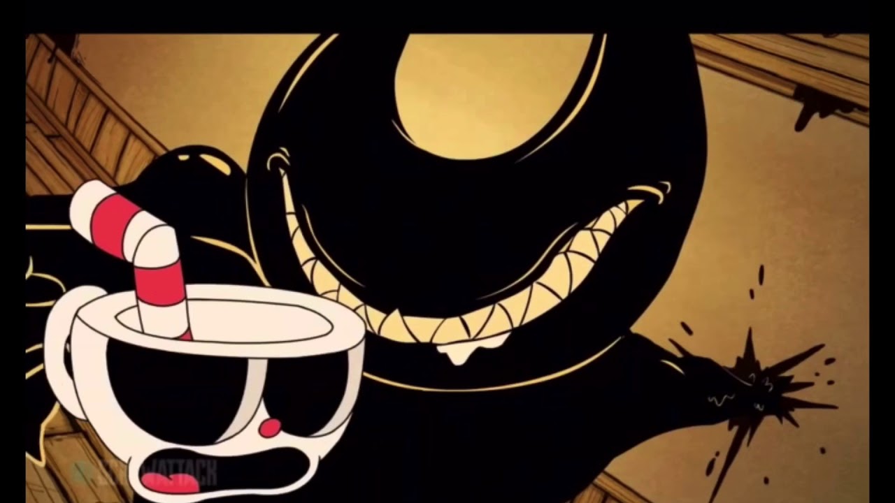 dying bendy x cuphead