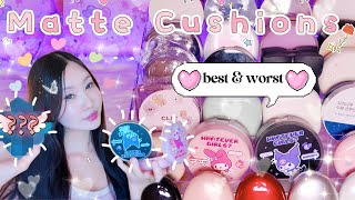 BEST & WORST Matte Cushion Foundation for OILY-COMBO Skin | Rom&nd, Hera etc