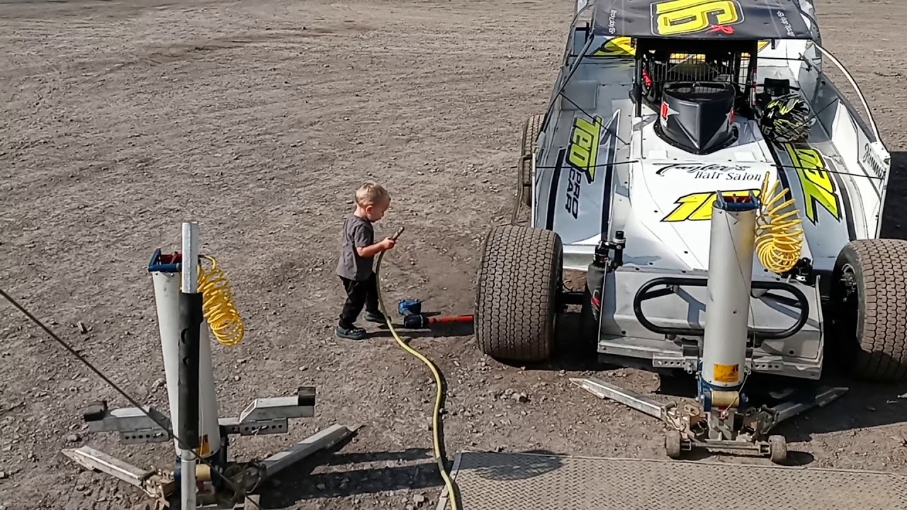 Rick Smith Racing Orange County Fair Speedway 2020/ Richard Smith Racing helping Daddy ...
