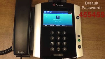 Polycom VVX500/600 Voicemail