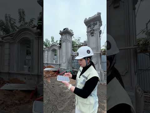 Từ Bản Vẽ Đến Thực Tế: Cột Tường Rào Tân Cổ Điển Đắp Thủ Công Sắc Nét Đến Từng Chi Tiết