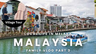 Melaka, Malaysia Travel Vlog! #malacca #merdeka #pahlawan #rivercruise #local #village #muslimtravel
