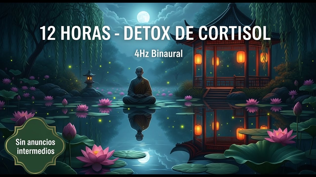 12 HORAS 🌿 DETOX DE CORTISOL: Sana tu Ansiedad y Limpieza Mental ...