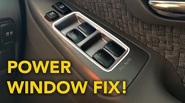 Fix Prado Power Windows after Disconnected Battery (120 or 150 Prado)