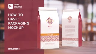 How to Create Basic Packaging Mockup in Adobe Dimension CC