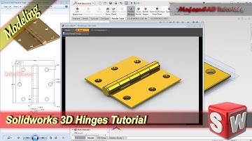 Solidworks 3D Modeling Hinges Tutorial Exercise 5