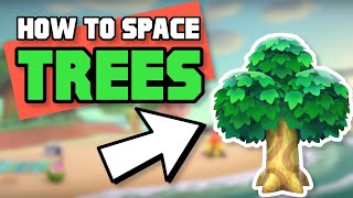 How To Correctly Space TREES | Make An Orchard in Animal Crossing New Horizons