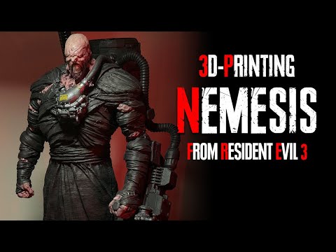 3D Printing The Nemesis from Resident Evil 3