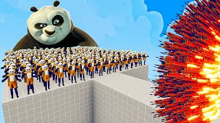 150x Kung Fu Panda + 1x GIANT vs EVERY GODS - Totally Accurate Battle Simulator.