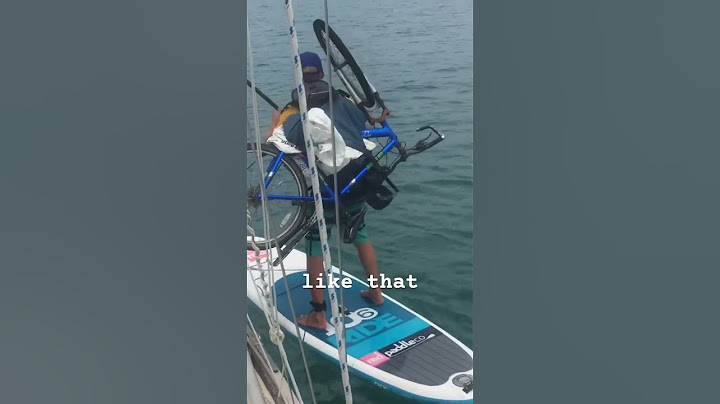 Who needs a dinghy?… #sailing #travel #sailingblog #standuppaddle #cycletravel