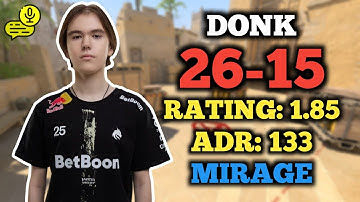 CS2 POV | DONK (26-15) FACEIT RANKED (MIRAGE) | VOICE COMMS