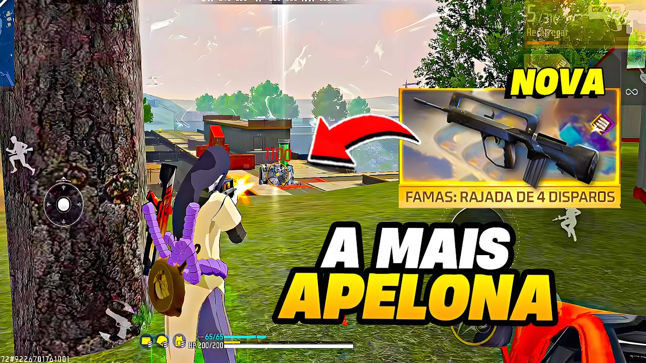 A NOVA (FAMAS) É A ARMA MAIS FORTE DO FREE FIRE 😱 E NINGUÉM ESTÁ USANDO