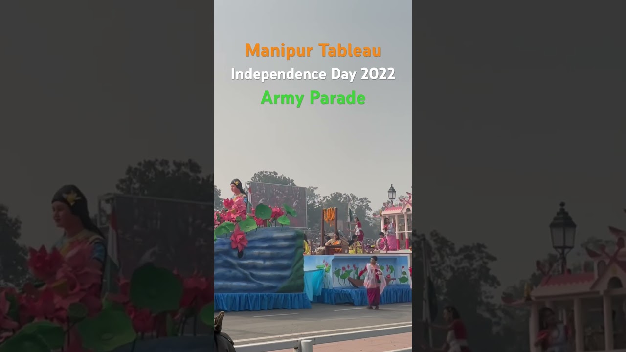 Manipur Tableau at Independence Day 2024 | Celebrating Heritage and Culture | 