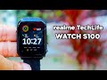 Realme techlife watch s100 unboxing  review  affordable  premiumlooking smartwatch