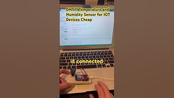 Cheap IOT Sensor For Temperature and Humidity DHT11 #esp32 #iot #dht11 #engineering #diytech