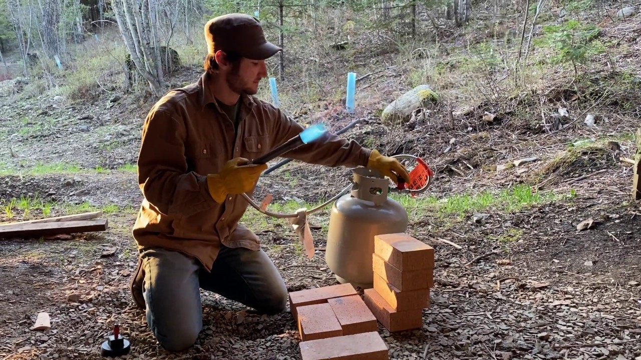 Double Burner Propane Gas Forge Build And Stand 