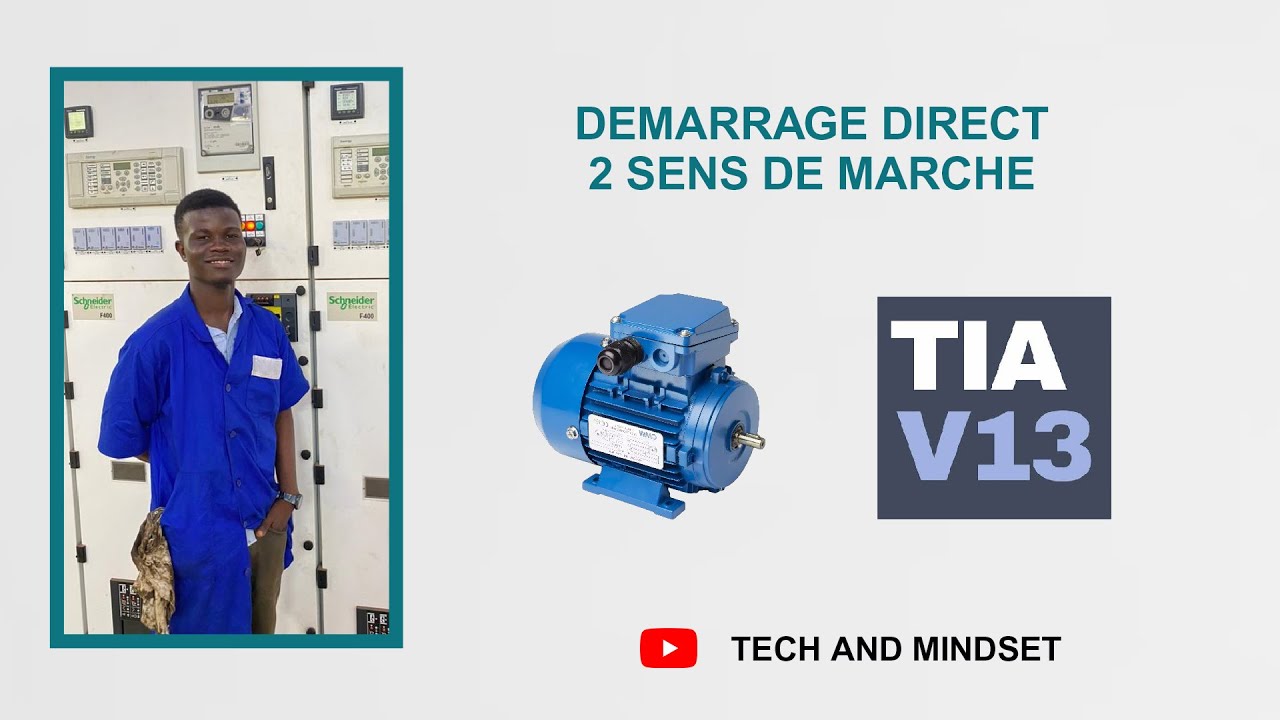démarrage direct d'un moteur asynchrone triphasé (2 sens de rotation ...