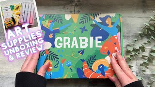 NEW ART SUPPLIES! | GRABIE | UNBOXING &amp; HONEST REVIEW