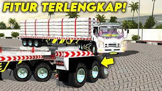 Punya Fitur PALING BANYAK DICARI! - Review Isuzu Giga Mod Trailer Bussid - Bus Simulator Indonesia