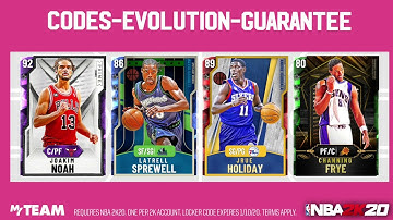 🚨 *new* NBA 2K20 MYTEAM LOCKER CODE 🚨