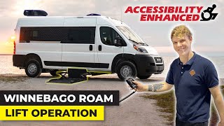 Wheelchair Accessible RV? | How To Use The BraunAbility Lift On The Winnebago Roam by Colonial RV 907 views 1 year ago 4 minutes, 48 seconds