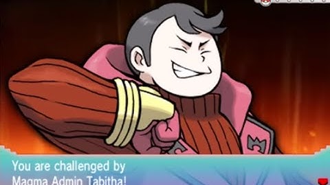 Pokemon Omega Ruby: Battling Team Magma Admin, Tabitha, For the Third Time