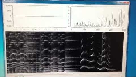 Realtime python spectrograph test