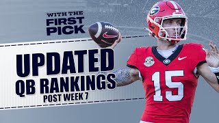 UPDATED 2025 NFL Draft QB Prospect Rankings + Week 7 CFB Risers & Fallers | WTFP