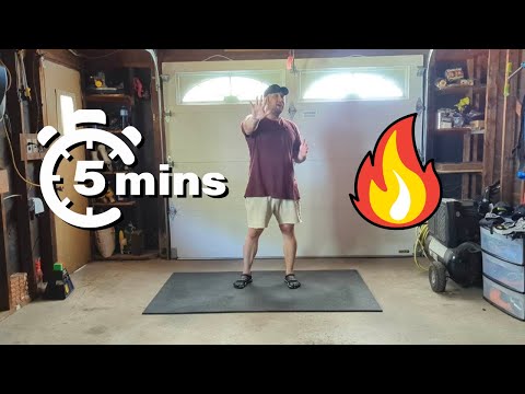 5-Minute No-Equipment Body Weight Workout | Quick and Effective Home Workout