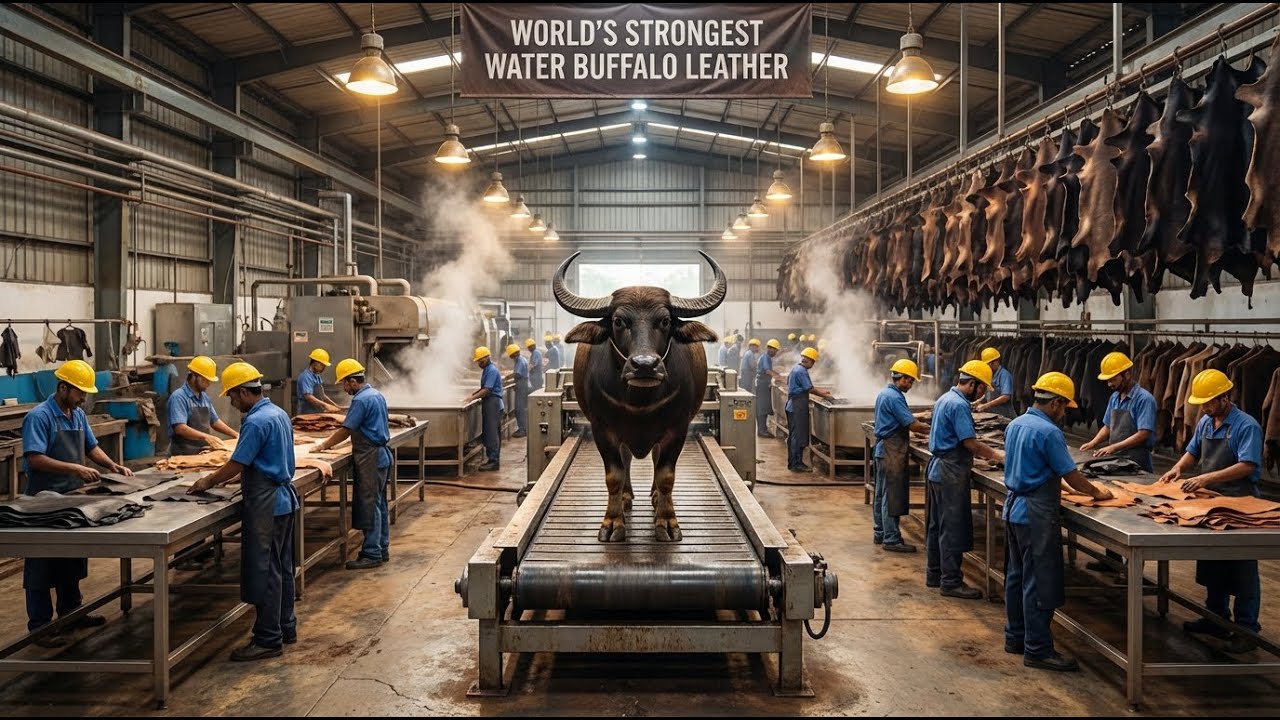 Inside a High End Leather Factory From Raw Hide to Luxury