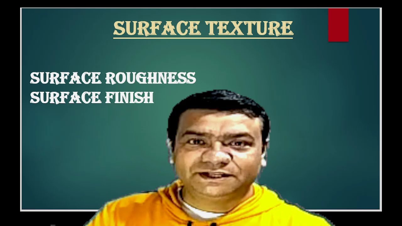 Surface Texture-Surface Finish, Roughness  Waviness