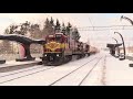 Тепловозы Ц36-7и-1530+1515 на ст. Кехра / GE C36-7i-1530+1515 passing Kehra station