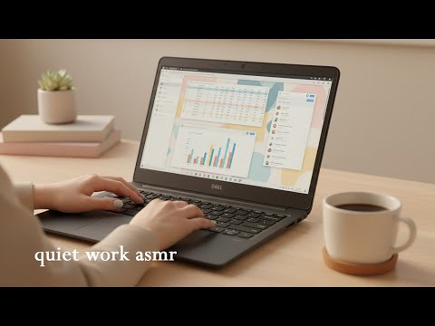 Work & Study With Me ASMR – 1 Hour Realistic Typing Sounds | No Talking, Deep Focus