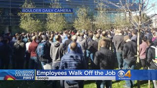 Google Workers Walk Out In Boulder