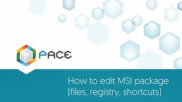 How to edit MSI package (files, registry, shortcuts) - PACE Suite 4.3