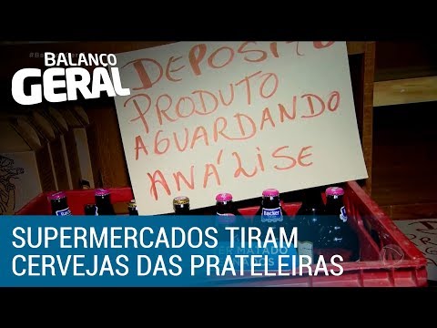 Cervejas são retiradas das prateleiras por suspeita de intoxicação em MG