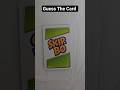 Guess That Card SkipBo - 13